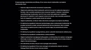 Oficjalna polska polityka KYC NV Casino z sekcją weryfikacji